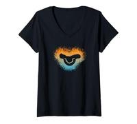 Mujer Disney The Lion King Simba Symbol Live Action Ombre Camiseta Cuello V