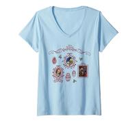 Mujer Disney The Muppet Christmas Carol Holiday Coquette Frames Camiseta Cuello V