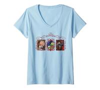 Mujer Disney The Muppet Christmas Carol Holiday Coquette Trio Camiseta Cuello V