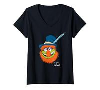 Mujer Disney The Muppets Dr. Teeth Electric Mayhem Band Big Face Camiseta Cuello V