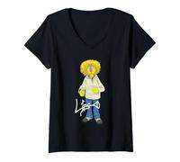 Mujer Disney The Muppets Lips Electric Mayhem Band Big Pose Camiseta Cuello V