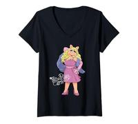 Mujer Disney The Muppets Miss Piggy Big Pose Camiseta Cuello V