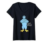 Mujer Disney The Muppets Sam the Eagle Big Pose Camiseta Cuello V