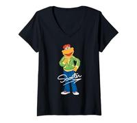 Mujer Disney The Muppets Scooter Big Pose Camiseta Cuello V
