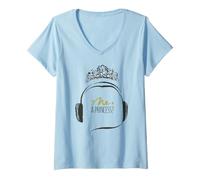 Mujer Disney The Princess Diaries 25th Anniversary Me a Princess? Camiseta Cuello V