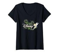 Mujer Disney Tinker Bell "My First Disney Trip" 2026 Vacation Camiseta Cuello V