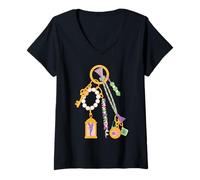 Mujer Disney Tinker Bell Peter Pan Fairy Fashion Bag Charm Camiseta Cuello V