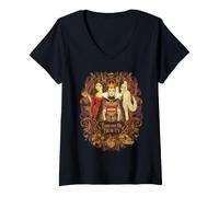 Mujer Disney Villains Apothecary Evil Queen Cruella Mother Gothel Camiseta Cuello V