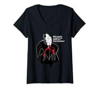 Mujer Disney Villains Cruella Who Needs a Boyfriend Camiseta Cuello V