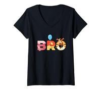 Mujer Disney Winnie the Pooh and Friends Bro Family Trip Matching Camiseta Cuello V