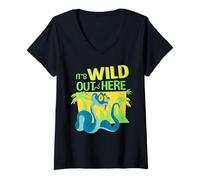 Mujer Disney Zootopia 2 Gary De'Snake It's Wild out Here Funny Camiseta Cuello V