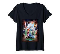 Mujer Disney Zootropolis 2 Nick Judy & Gary Surrounded Poster Art Camiseta Cuello V