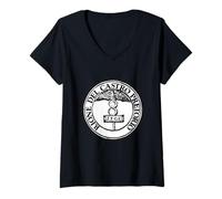 Mujer Distrito Castro Pretorio Roma Distritos Romanos Vecindarios Camiseta Cuello V
