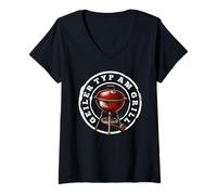 Mujer Divertida barbacoa con texto en alemán "Geiler Typ Am Grill Männer Camiseta Cuello V