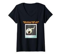 Mujer Divertida Broma de cumpleaños de Esperma Esta es una Foto Muy Antigua de mí Camiseta Cuello V