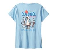 Mujer Divertida camisa de ganso marino "Not a Gull Still Cool" Humor Bird Fun Camiseta Cuello V