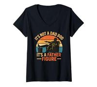 Mujer Divertida figura del día del padre It's Not a Dad Bod It's a Father Camiseta Cuello V