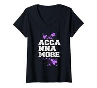 Mujer Divertido aforismo dialecto romanesco Estilo despreocupado Camiseta Cuello V