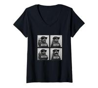 Mujer Divertido atuendo de nutria - Nutria en la cárcel - Resaca Camiseta Cuello V