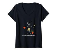 Mujer Divertido Chico de jardinería para Hombre, Jardinero, horticultura Camiseta Cuello V