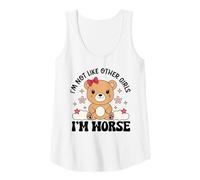 Mujer Divertido Oso de Peluche Kawaii I'm Not Like Other Girls I'm Worse Camiseta sin Mangas