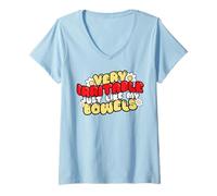 Mujer Divertido SII Muy Irritable Igual Que Mi Síndrome Intestinal Camiseta Cuello V
