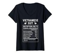 Mujer Divertido Vietnamita Hombre Orgulloso con raíces de Vietnam Camiseta Cuello V