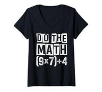 Mujer Do The Math 6 7 Meme Funny Six Seven Men Women Teacher Camiseta Cuello V