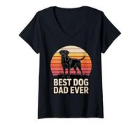Mujer Dog Make Everything Better I Love Labrador, el Mejor Padre de Perros de Todos los Tiempos Camiseta Cuello V