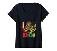 Mujer DOI Unidos en Propósito Espíritu Divino Hijas de ISIS PHA Camiseta Cuello V