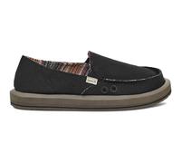 Mujer Donna Hemp Flat, Negro, 7 M US