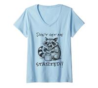 Mujer Don't Get me Started Funny Sourdough Bread Camiseta Cuello V
