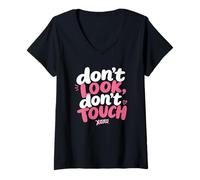 Mujer Don't Look, Don't Touch - Married in a Relationship Women's Camiseta Cuello V