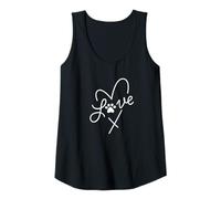 Mujer Doodle minimalista para amantes de los perros, I Love My Dogs, Heart Dog Paw Camiseta sin Mangas