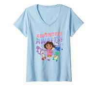 Mujer Dora (2024) Adventure Awaits Camiseta Cuello V