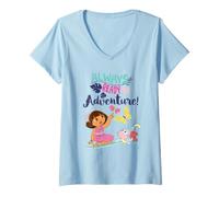 Mujer Dora The Explorer Always Ready For Adventure Camiseta Cuello V