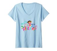 Mujer Dora The Explorer Good Times with Good Friends Camiseta Cuello V