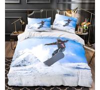 Mujer dormida Funda de Edredón Microfibra Suave 3 Piezas Diseño 3D Cierre de Cremallera Oculta con Fundas de Almohada Antialérgica Mosaico artístico Funda Edredon for familia Super king（260x220cm）