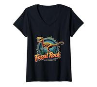 Mujer Dos Tacos De Dibujos Animados Feliz Tomados De La Manos Rodeada De Camiseta Cuello V