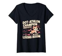 Mujer Dot ATHLON Champion Undefeated IN Every Living Room Camiseta Cuello V