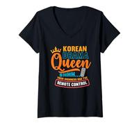 Mujer Drama coreano K-drama Serie de películas Corea del Sur Fans Funny Camiseta Cuello V