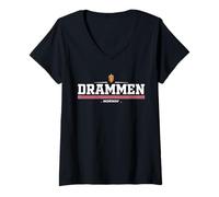 Mujer Drammen Norway Camiseta Cuello V