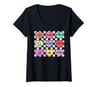 Mujer Dream Big 4 Ever Be Mine Let's Bese Be True Awesome Love Bug Camiseta Cuello V