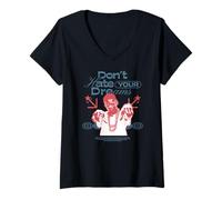 Mujer Dreams - Declaración Urban Streetwear Camiseta Cuello V