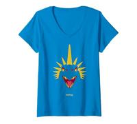 Mujer DreamWorks Dragons Nadder Big Face Camiseta Cuello V