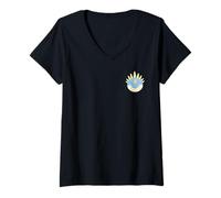 Mujer DreamWorks Dragons Tiny Adventures Stormfly Front & Back Camiseta Cuello V