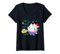 Mujer DreamWorks Gabby’s Dollhouse Cakey On The Nice List Camiseta Cuello V