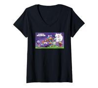 Mujer DreamWorks Gabby’s Dollhouse Halloween Group Camiseta Cuello V