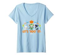 Mujer DreamWorks Gabby’s Dollhouse Let’s Boo It Halloween Camiseta Cuello V