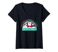 Mujer DreamWorks Gabby’s Dollhouse Meowy Christmas Camiseta Cuello V